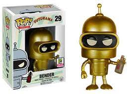 Funko Pop! Animation: Futurama- Bender (Con Sticker) #29